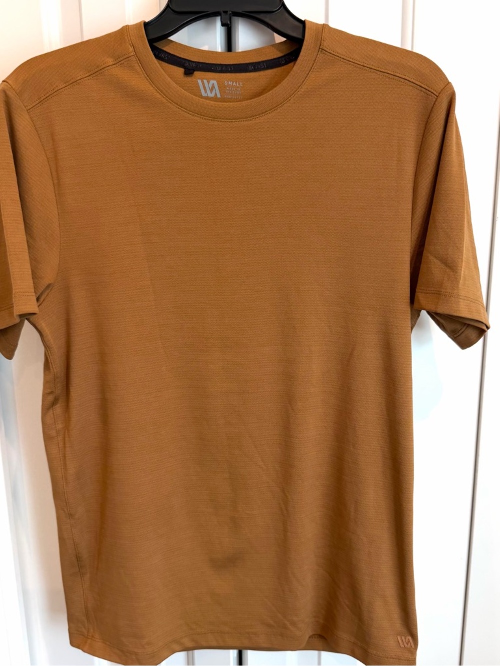 VRST Men's Icon Short Sleeve Tee tobacco brown SZ S worn 1x